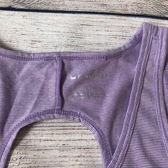 Fabletics Lilac Keyhole Back Tank Top Size XS - Picture 2 of 6